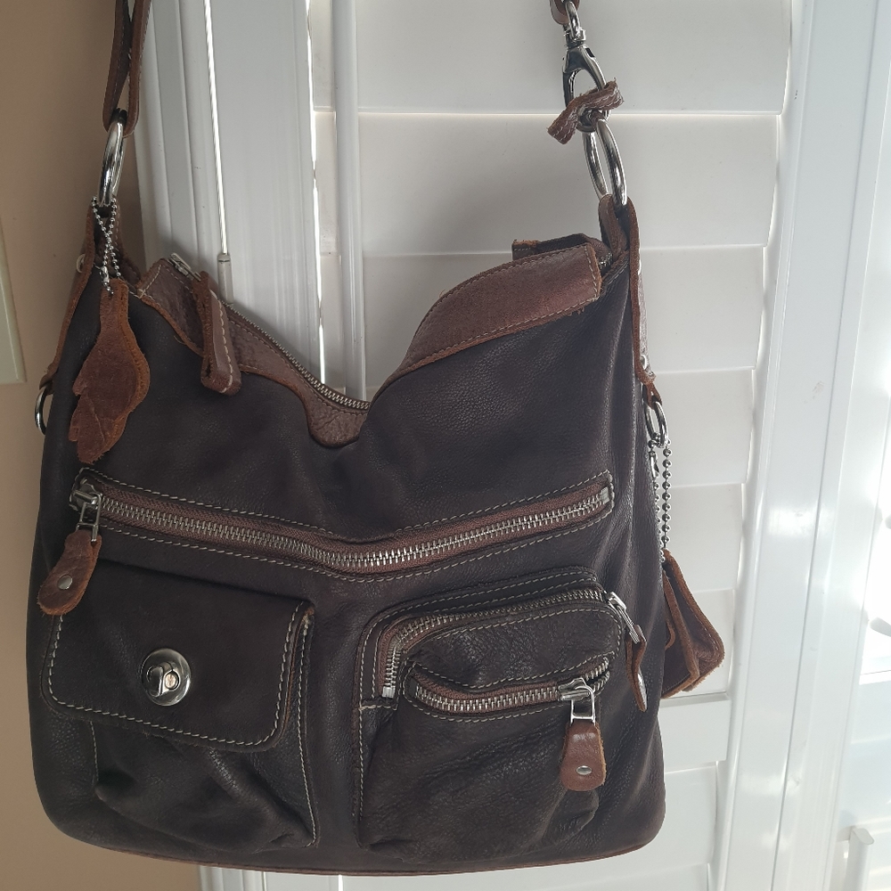 Roots Saddle Crossbody Bag